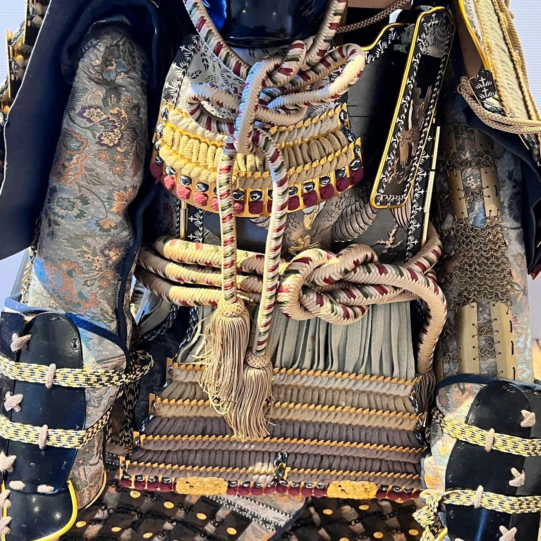 子供着用鎧　将　延享　景光作　兜　置物　五月人形　初節句　大きいサイズ