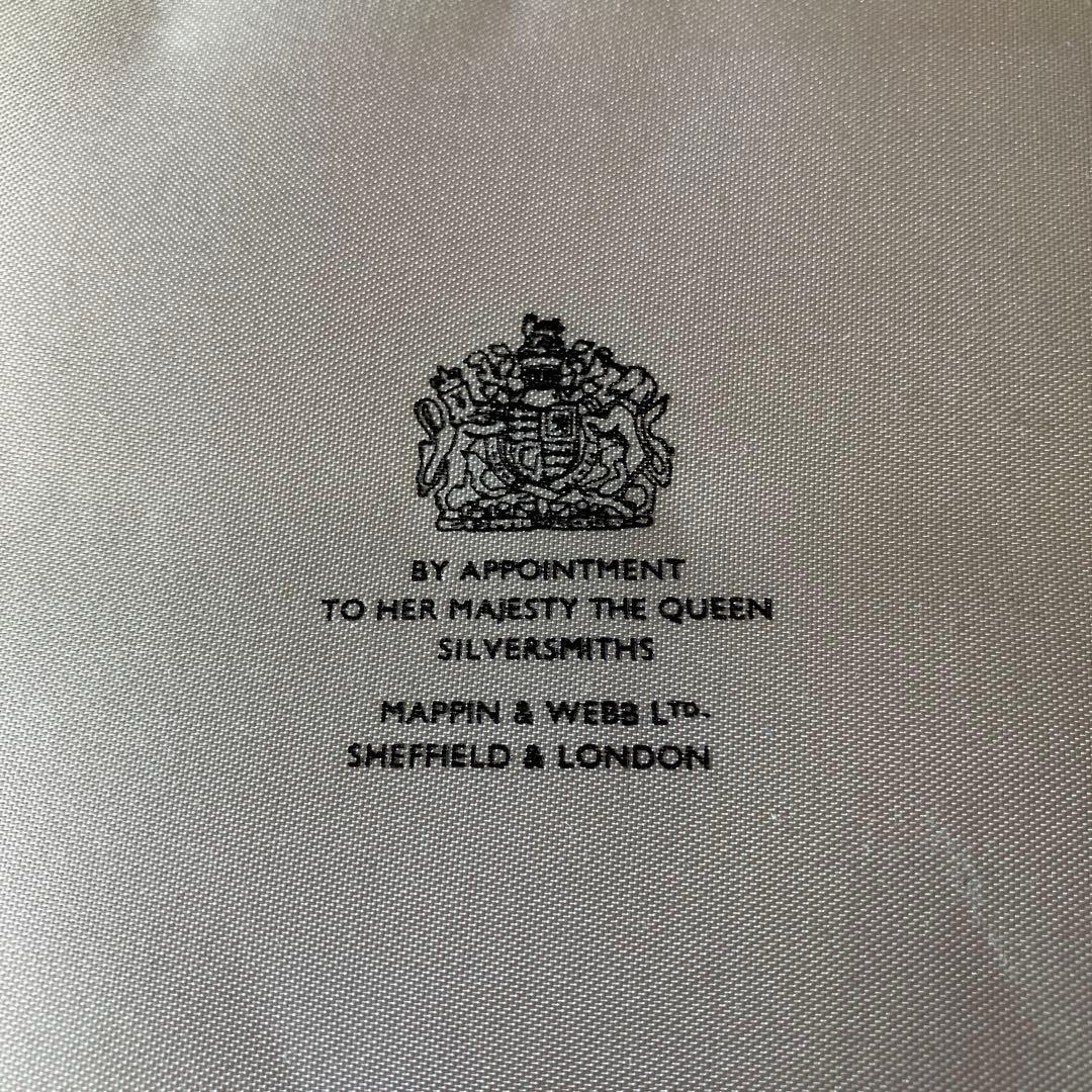 マッピン&ウェッブ　スプーン6本セット　銀仕上げ　マッピンプレート英国王室御用達