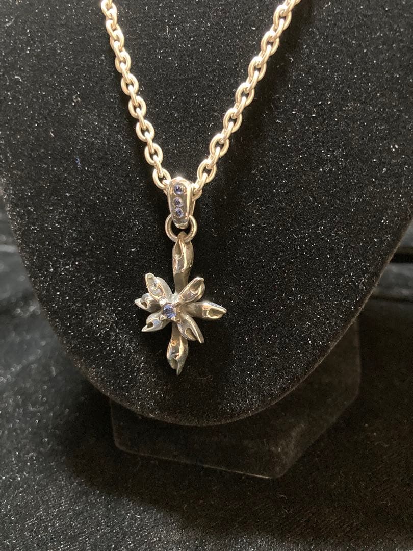 ⑲フレイムクロスペンダント チェーン付き Silver925