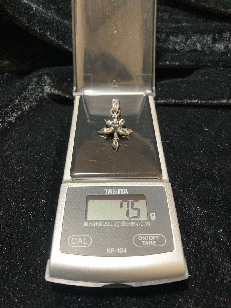 ⑲フレイムクロスペンダント チェーン付き Silver925