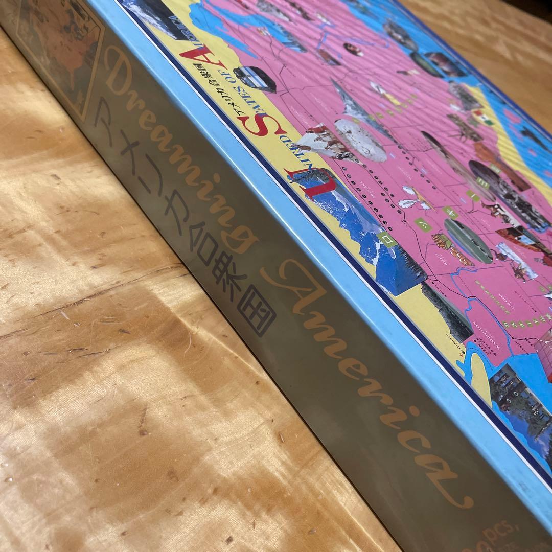 ハナヤマ　ジグソーパズル　世界の旅シリーズ　アメリカ合衆国　1000P レトロ