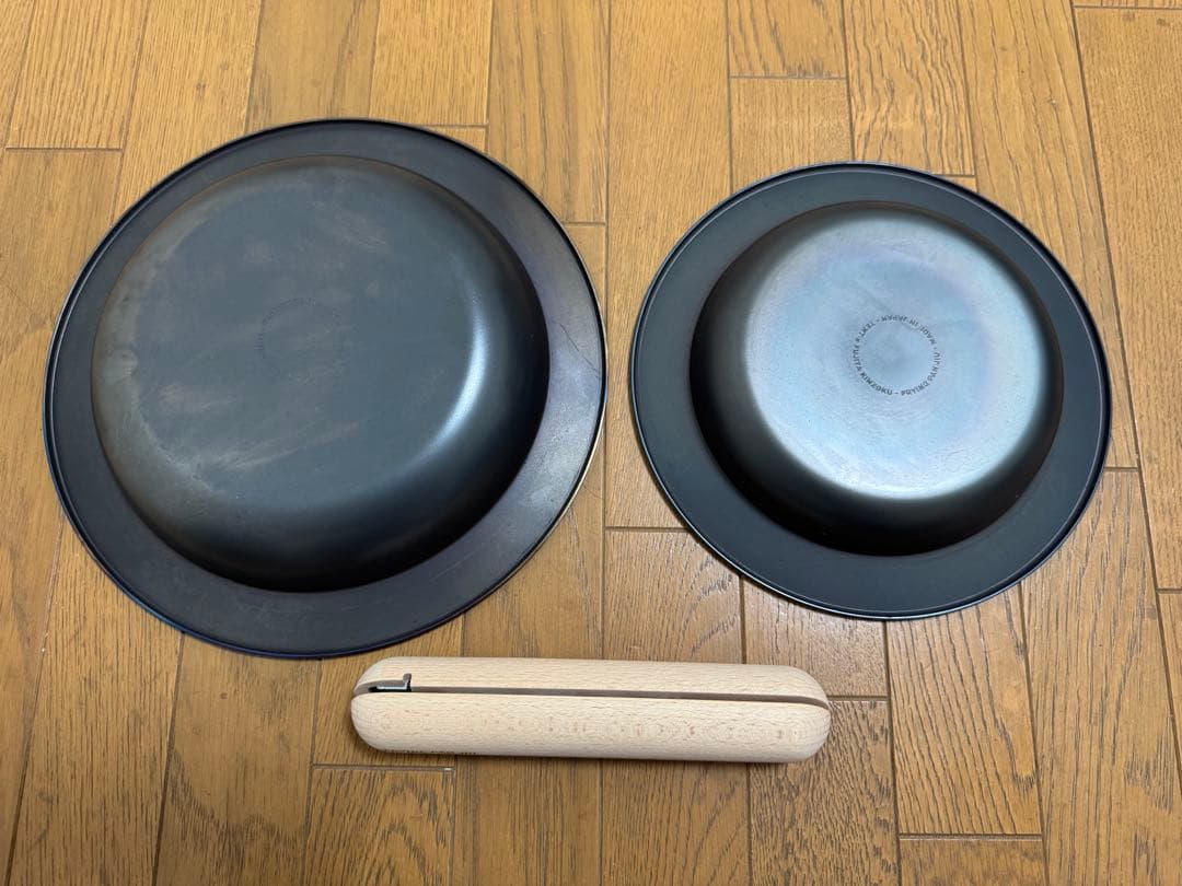 【新品】フライパンジュウ S+M ハンドルセット / ビーチ（ブナ材）