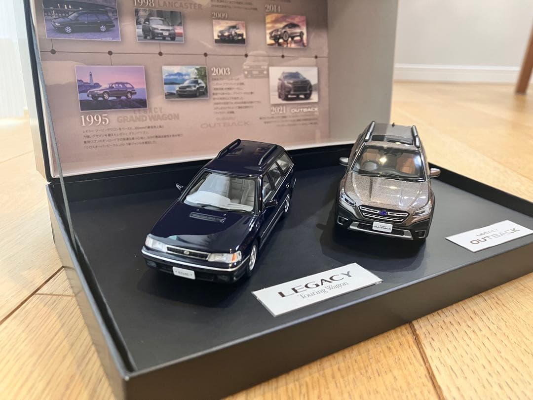 SUBARU レガシィ アウトバック 1/43スケールモデル 2台セット