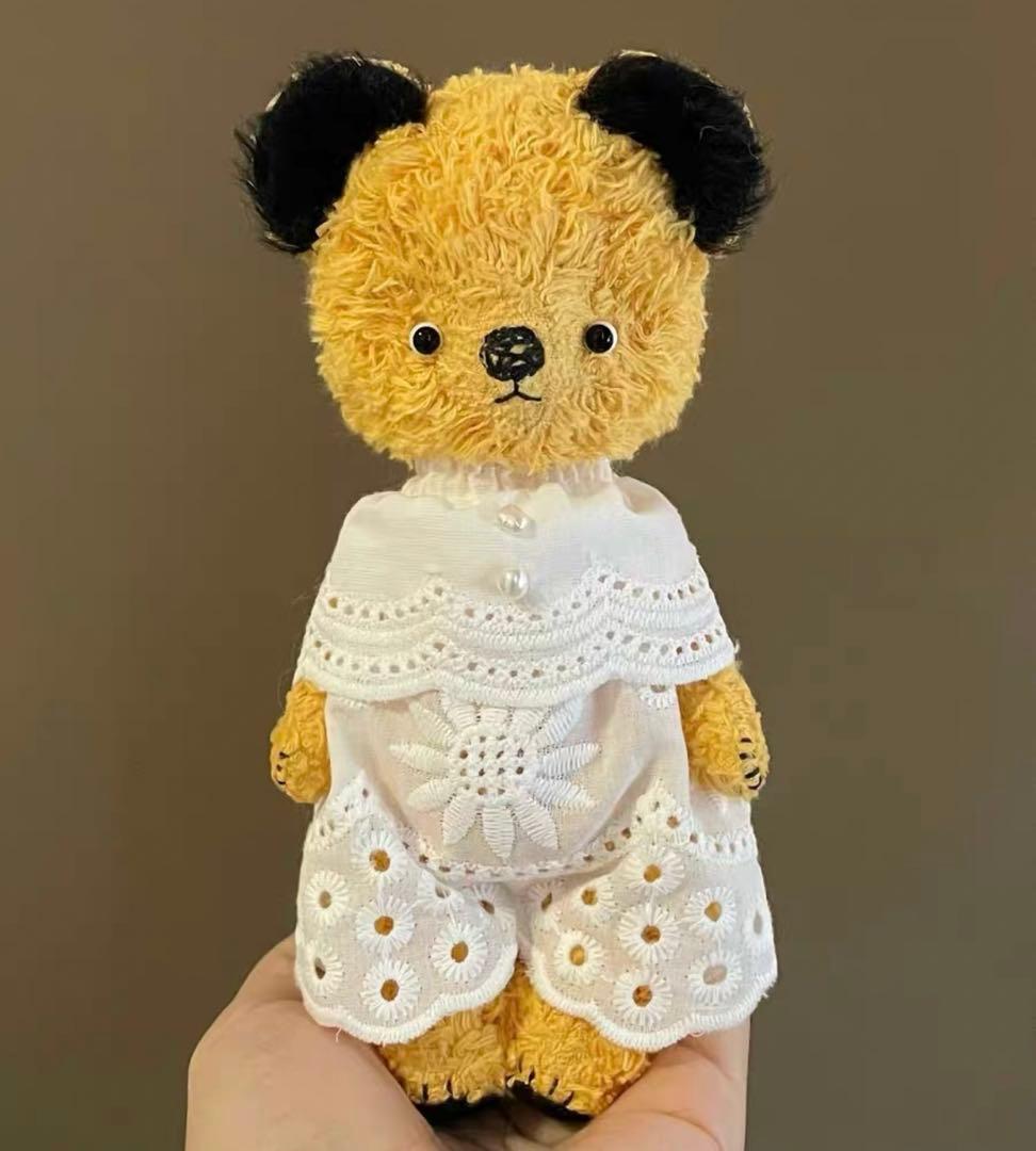 愛おしい黒ミミくまくん アーティストベア テディベア 海外作家様 ハンドメイド
