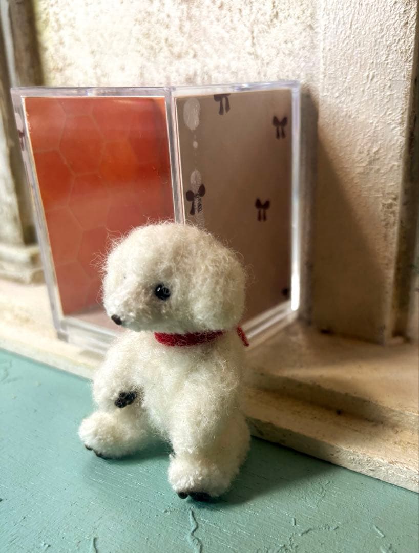 モールアート　モールベア　プードル　　6cm ジョイント式　ボックス付き
