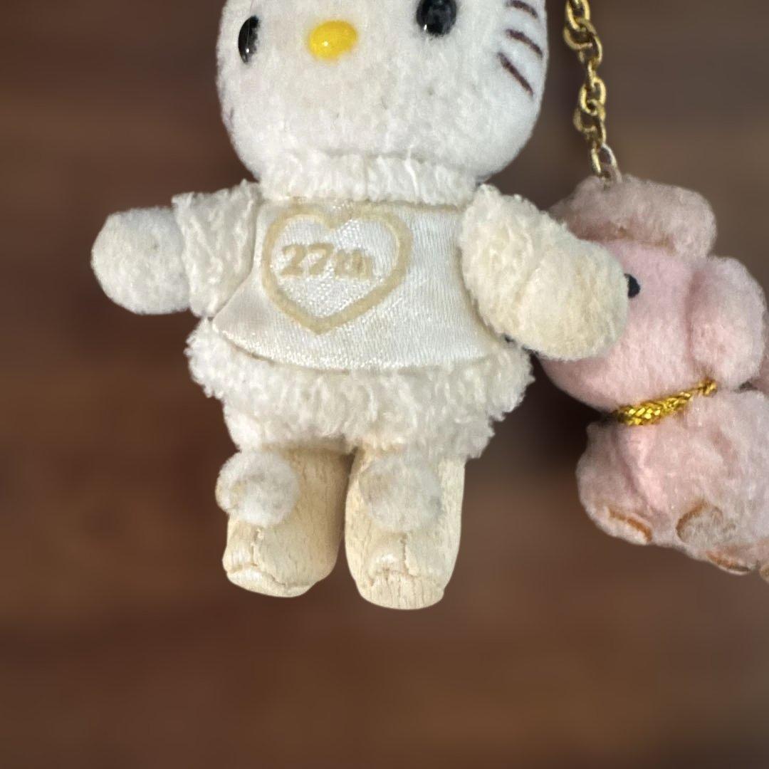 ハローキティ プードルぬいぐるみ キールホダ　タグなし