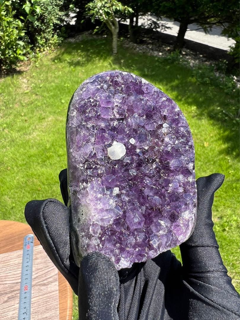 A729 高品質アメジストドーム クラスター ウルグアイ産 パワーストーン