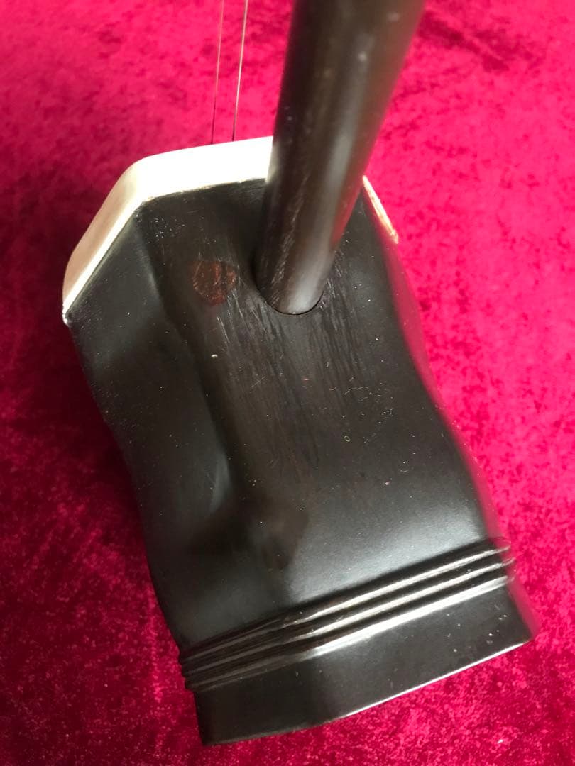 格安・二胡★中古品★錦蛇本皮★黒檀★必需品揃い★音など確認済み