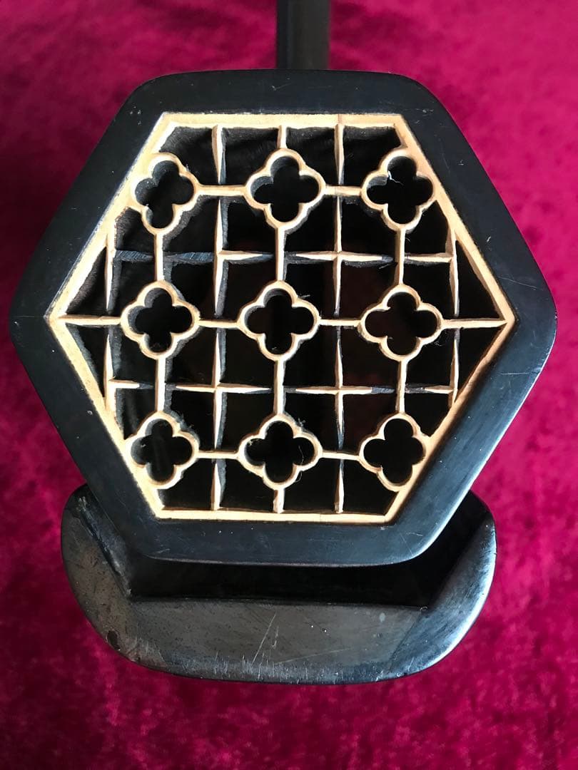 格安・二胡★中古品★錦蛇本皮★黒檀★必需品揃い★音など確認済み