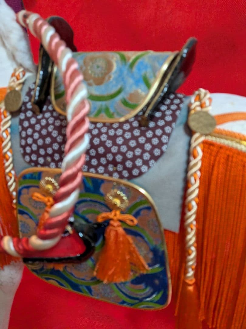 昭和時代白神馬奉書飾り馬特大サイズ全長５４Ｘ横幅２７Ｘ高さ５２センチ端午節句飾り