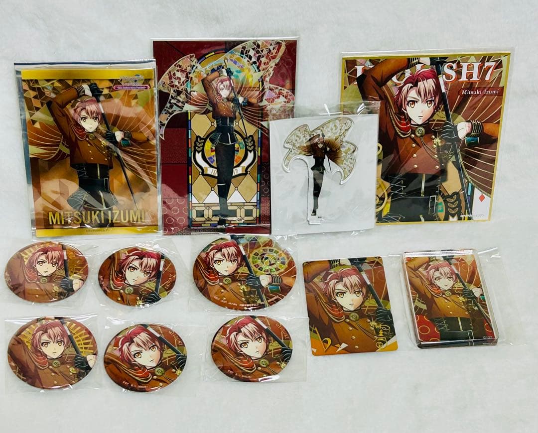 アイドリッシュセブン　和泉三月　缶バッジ　ぱしゃこれ　アクリルスタンド