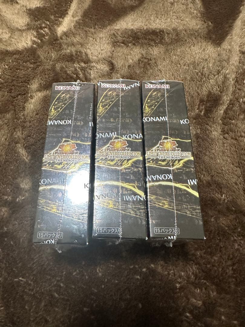 遊戯王　リミットオーバーコレクション　3BOX　シュリンク付
