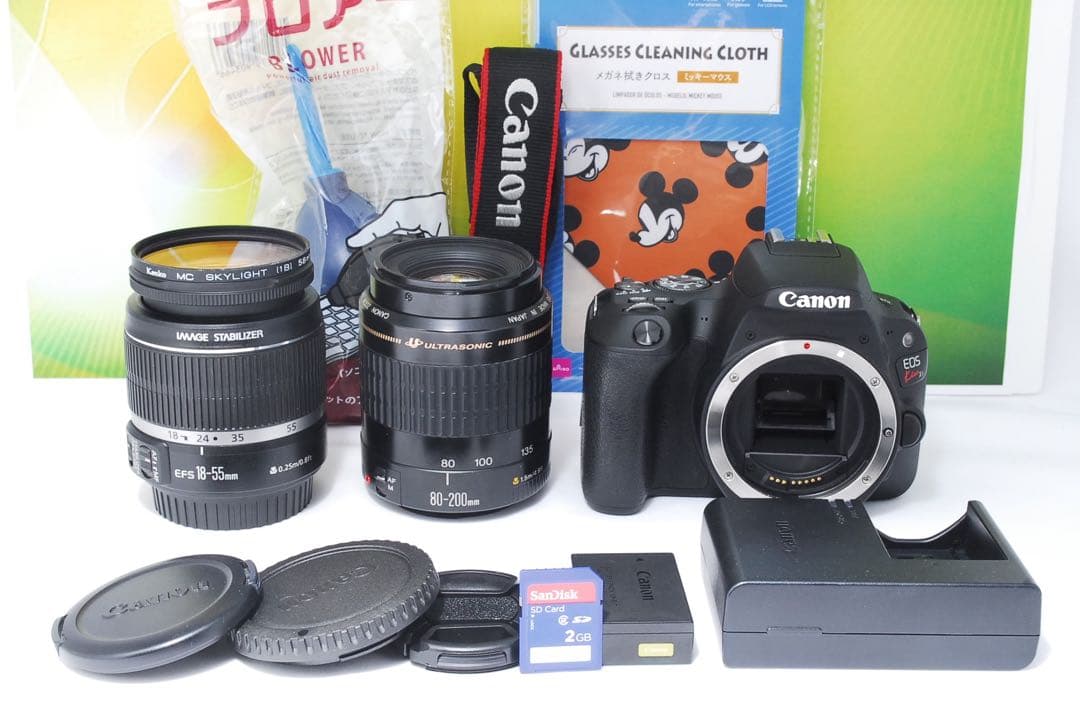 【Wi-Fi搭載】Canon kiss X9 ダブルレンズセット 美品