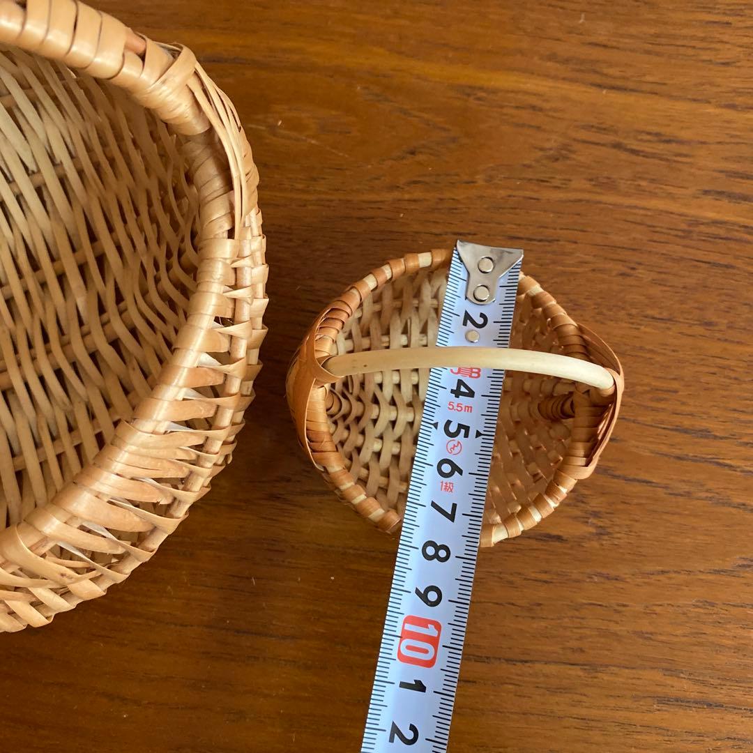 リトアニア　ラトビア　かご　2個