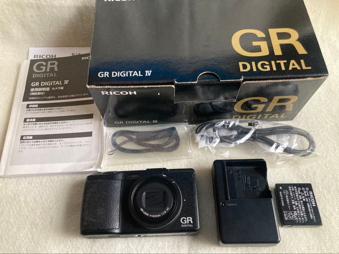 GR DIGITAL IV カメラ ブラック ジャンク品 箱あり
