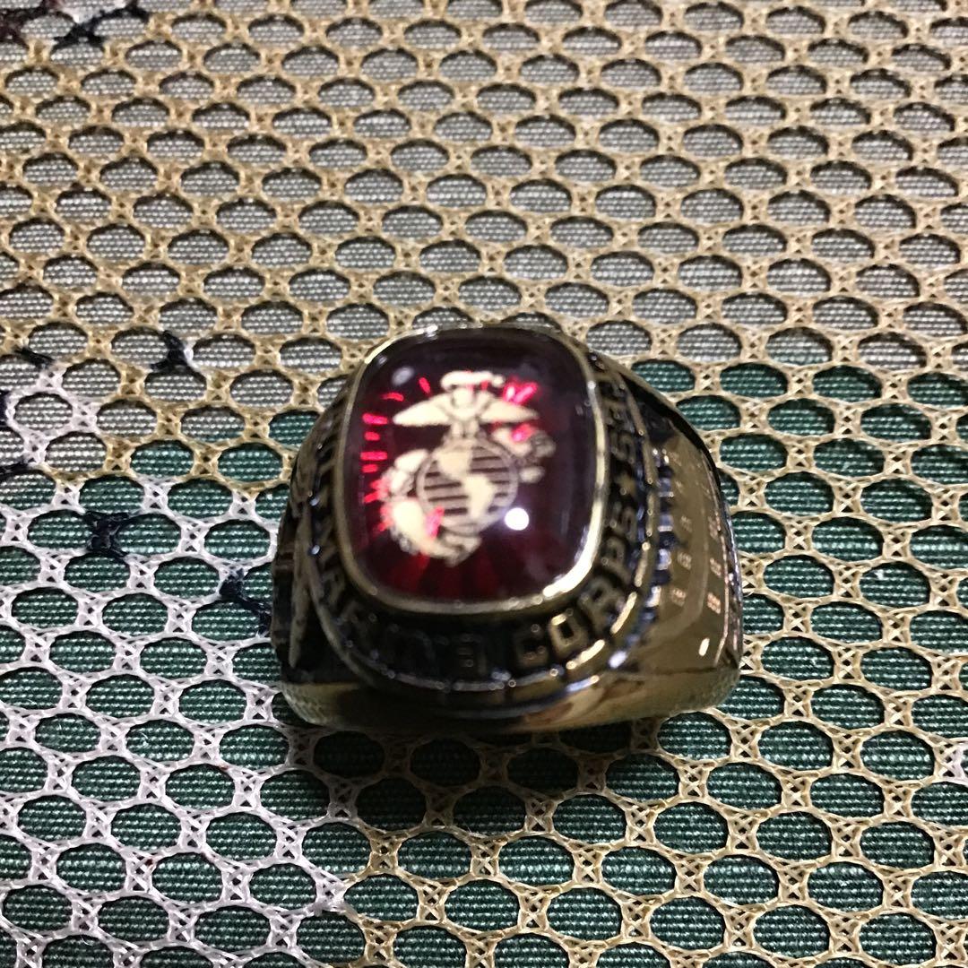 米軍放出品実物　海兵隊カレッジリング　BALFOUR GT 中古品1