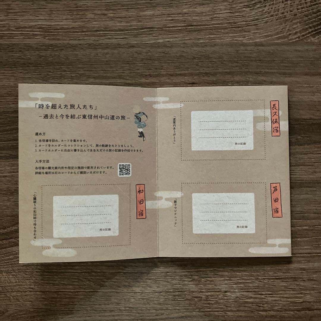 東信州中山道コレクションカード長野県全11種&専用カードホルダー