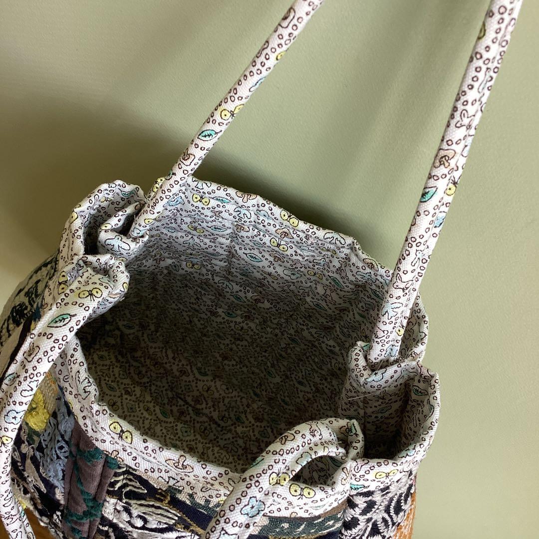 m*a様 ミナペルホネン小さなハギレのパッチワークバッグハンドメイド