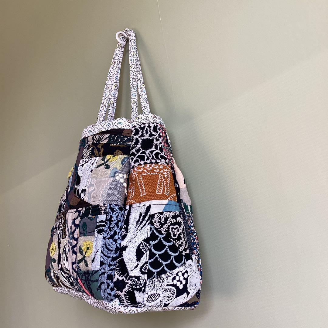 m*a様 ミナペルホネン小さなハギレのパッチワークバッグハンドメイド