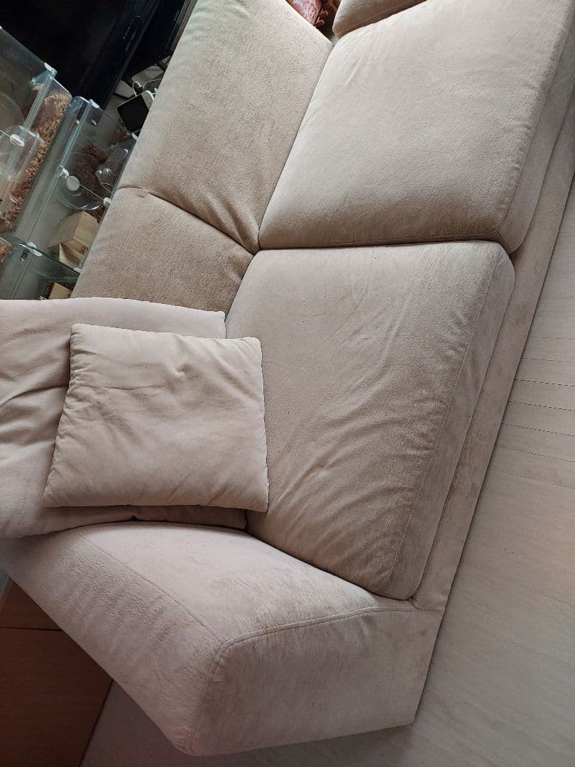 【shoooko】最終値下げ↓送料込み30000円ベージュコーナーソファー