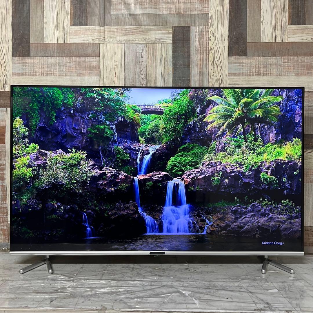 全国送料込❣️グリーンハウス50型4K液晶テレビ最新LSIベゼルレス新品リモコン