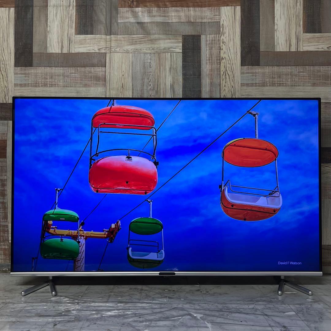 全国送料込❣️グリーンハウス50型4K液晶テレビ最新LSIベゼルレス新品リモコン