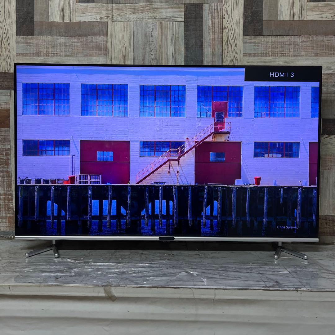 全国送料込❣️グリーンハウス50型4K液晶テレビ最新LSIベゼルレス新品リモコン