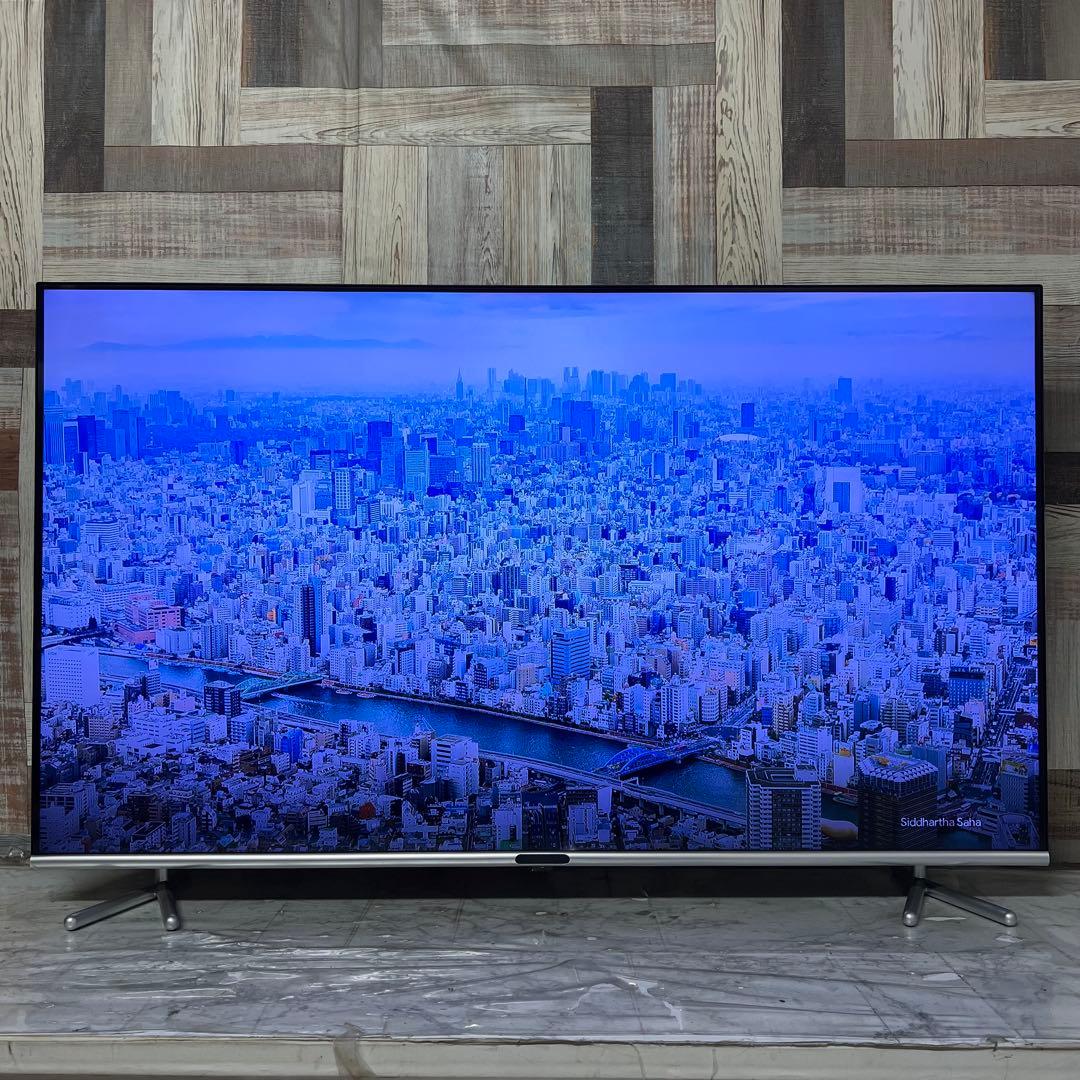 全国送料込❣️グリーンハウス50型4K液晶テレビ最新LSIベゼルレス新品リモコン