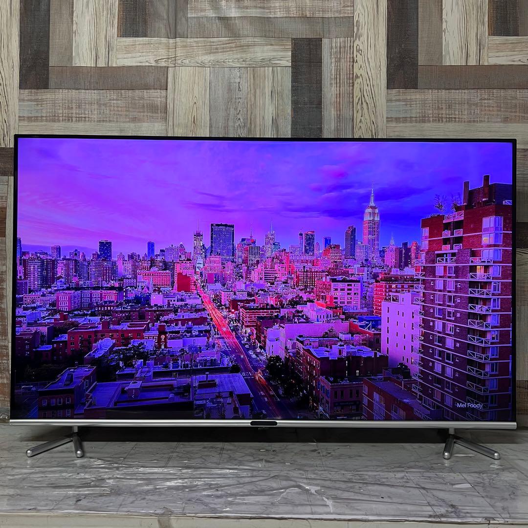 全国送料込❣️グリーンハウス50型4K液晶テレビ最新LSIベゼルレス新品リモコン