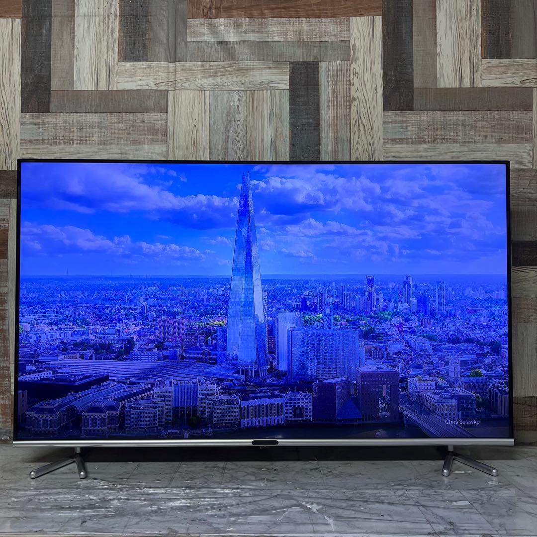 全国送料込❣️グリーンハウス50型4K液晶テレビ最新LSIベゼルレス新品リモコン