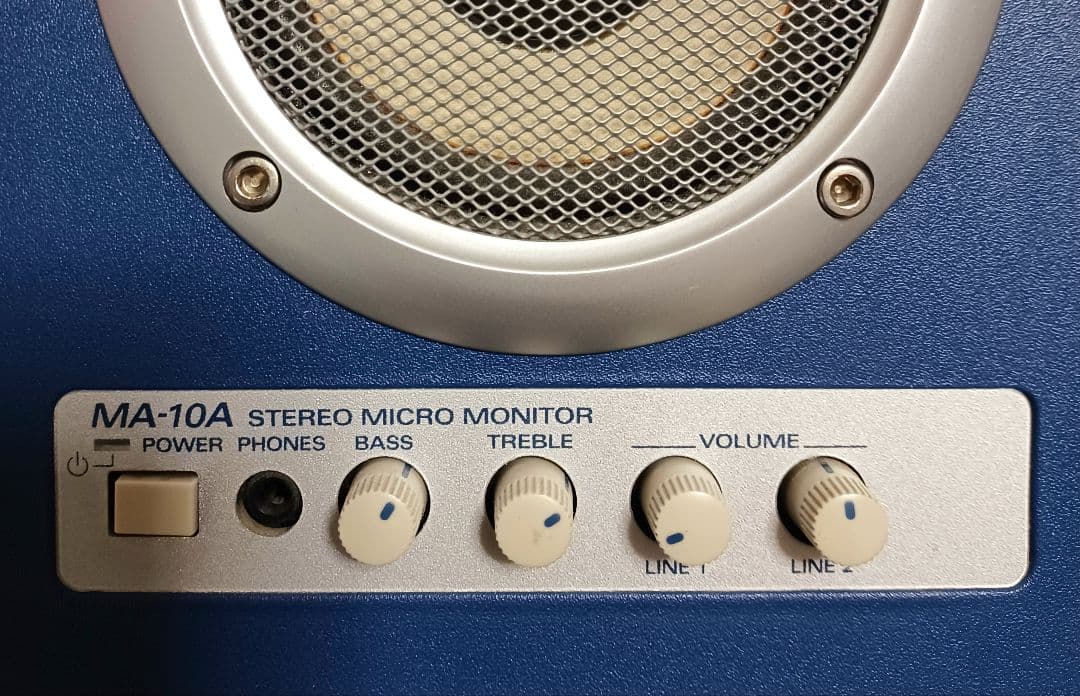 Roland (ローランド) ma-10a ブルー　モニタースピーカー　中古美品