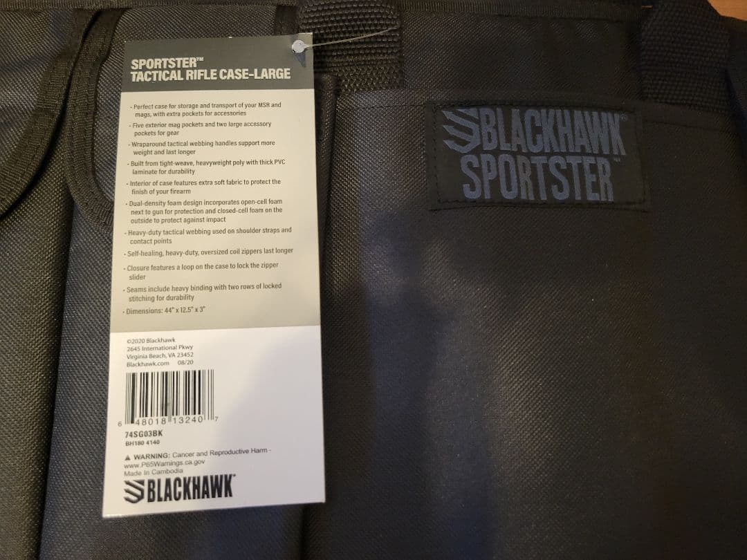 新品・BLACKHAWK　タクティカルライフルケース