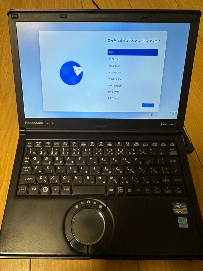 Windowsノート本体 Panasonic Let's noteCF-SX1 core i5Win11