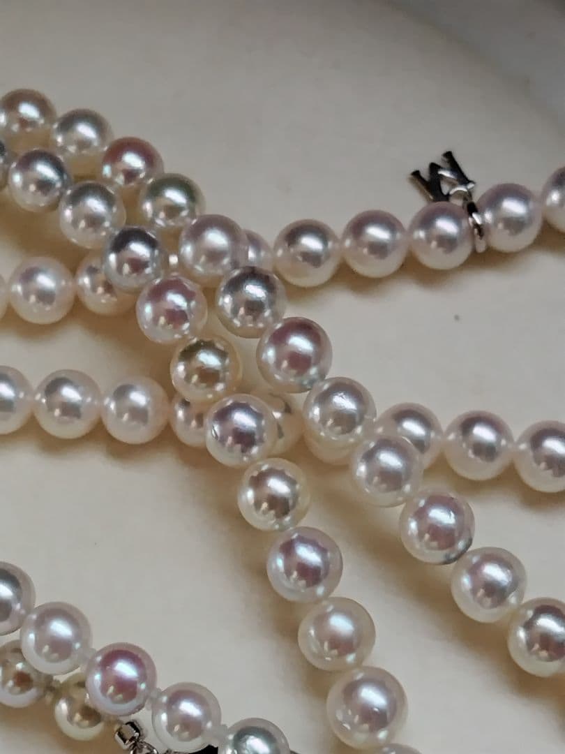 アコヤ真珠ナチュラルカラーのネックレス