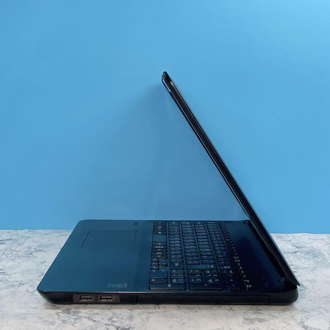 初心者向け✨Windows11✨カメラ✨オフィス✨バイオ✨ブラックノートパソコン