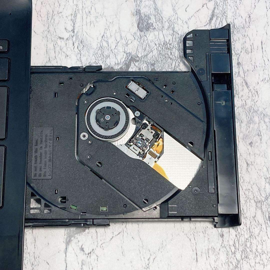 初心者向け✨Windows11✨カメラ✨オフィス✨バイオ✨ブラックノートパソコン