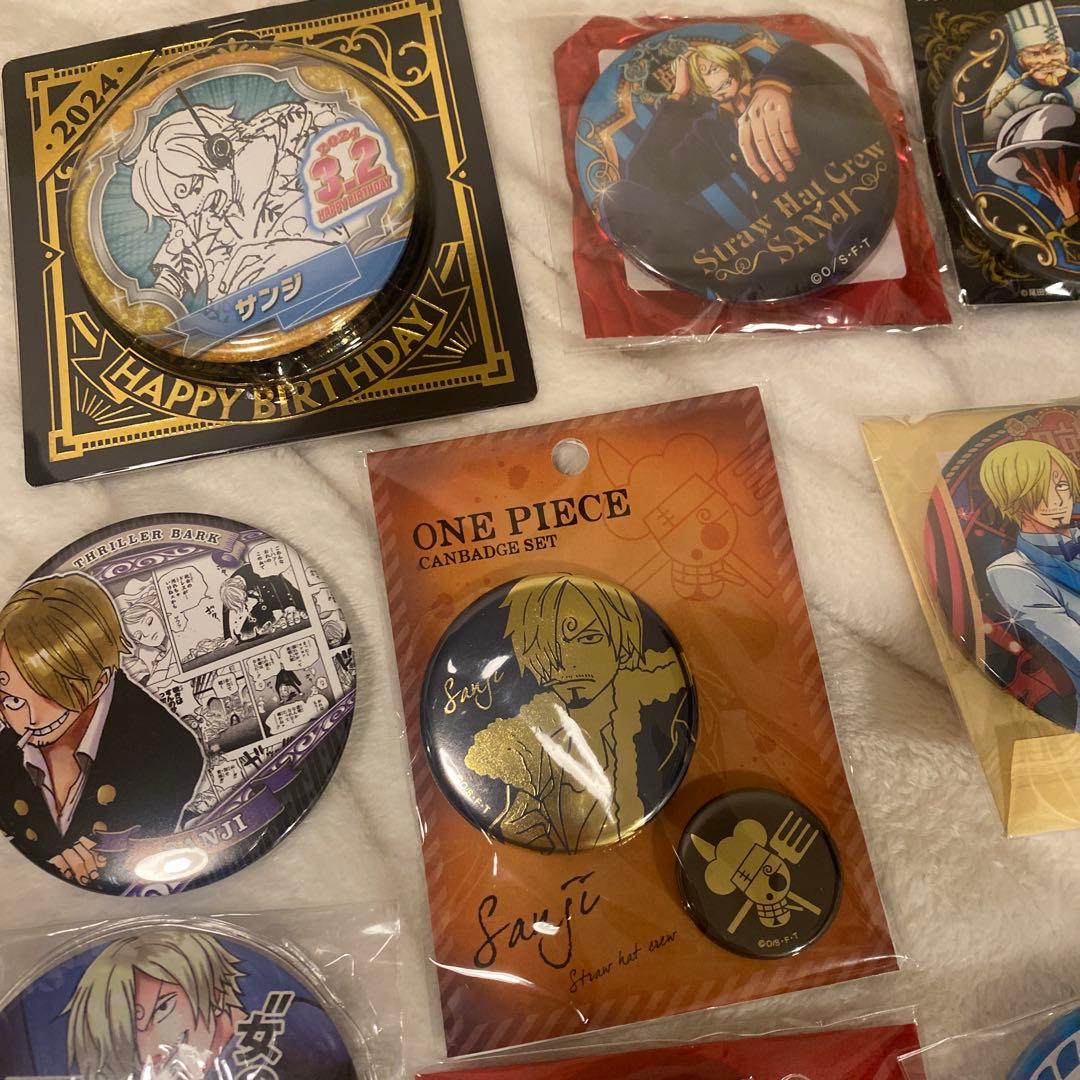 【限定値下】ONE PIECE　サンジ　輩　BIRTHDAY　缶バッジ　21種
