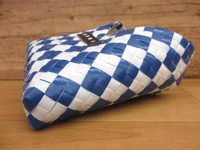 美品 マルニ MARNI フラワーカフェバッグ バスケットバッグ ミニ