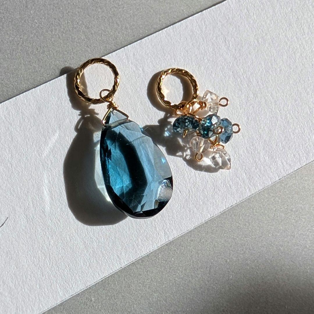 大粒✧ロンドンブルートパーズ ペンダントトップ