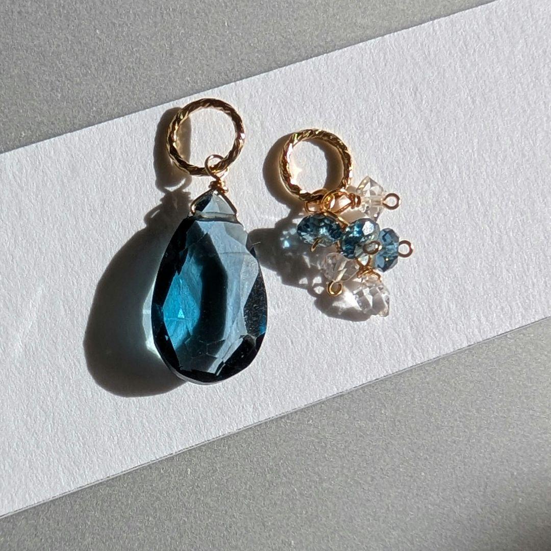 大粒✧ロンドンブルートパーズ ペンダントトップ