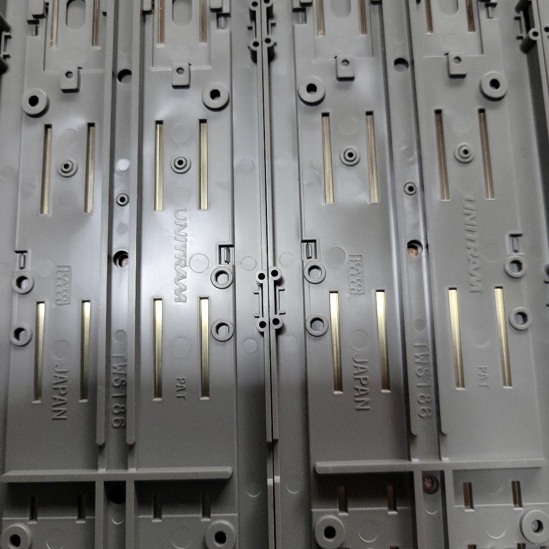 KATO ユニトラム 直線軌道プレート・併専境界線路セット