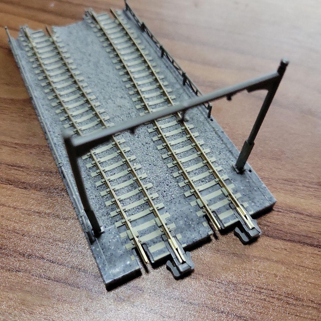 KATO ユニトラム 直線軌道プレート・併専境界線路セット