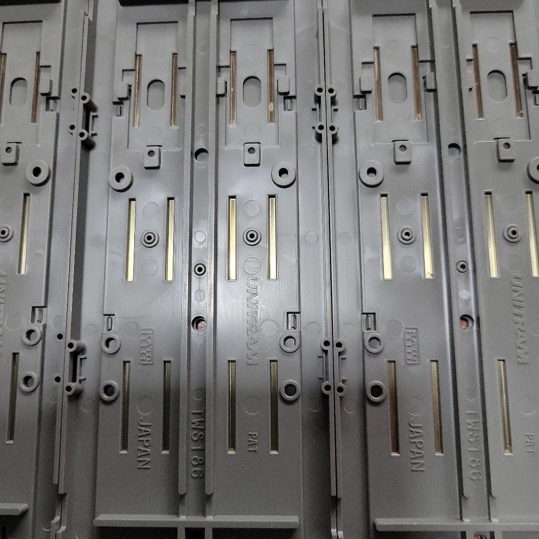 KATO ユニトラム 直線軌道プレート・併専境界線路セット