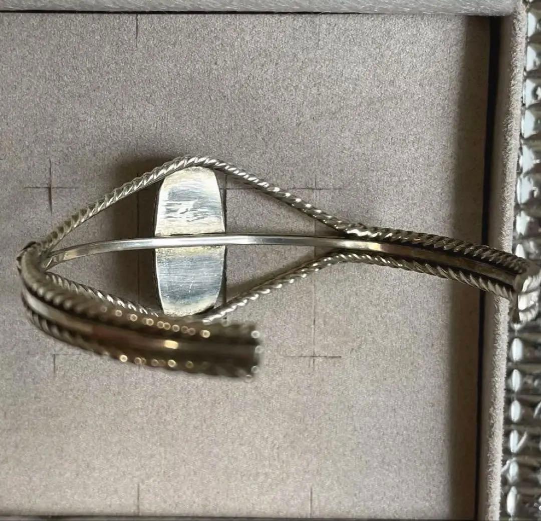 【本物】turquoise stone Silverブレスレット