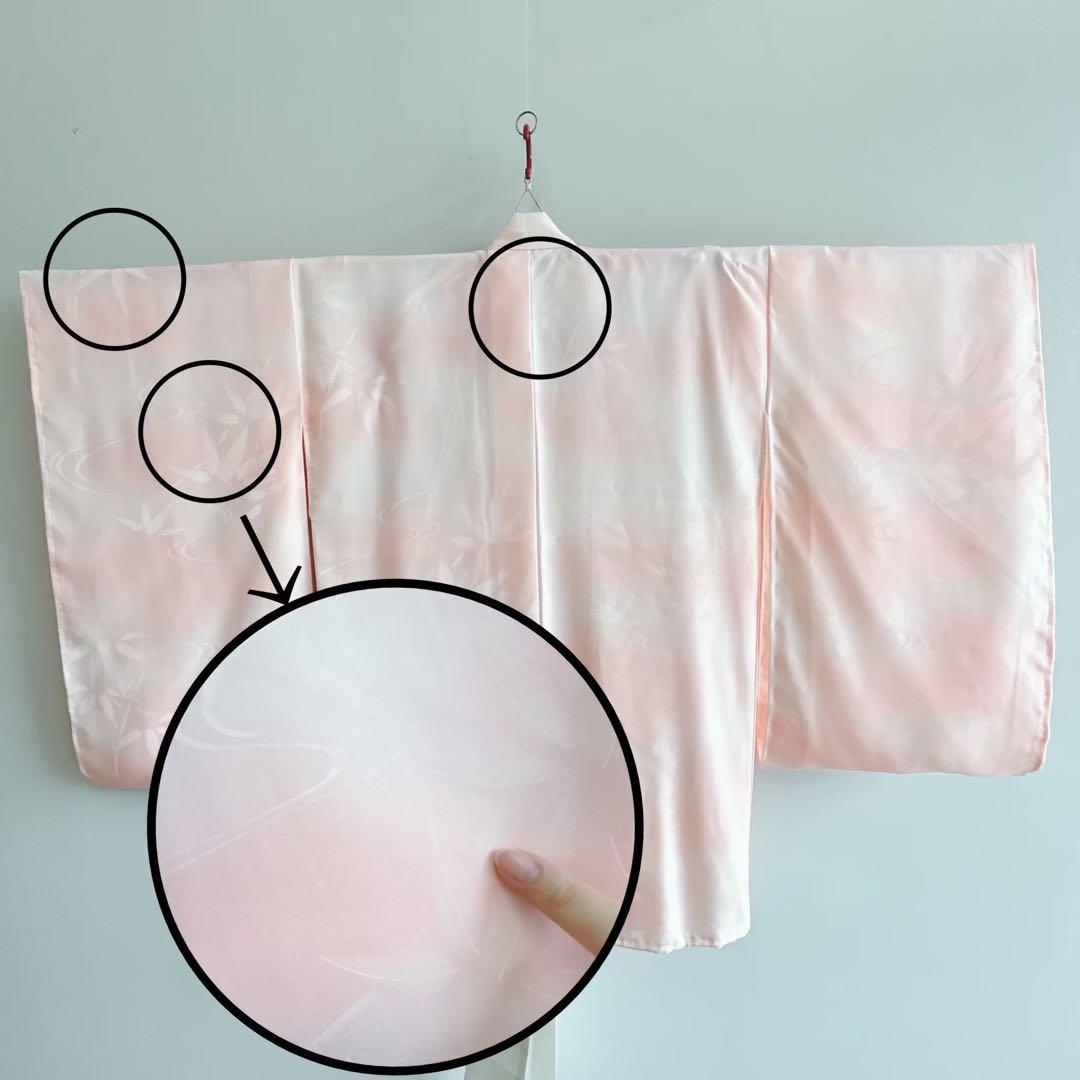 フルセット　七五三７歳女の子　着物　金プリント　蝶　51933