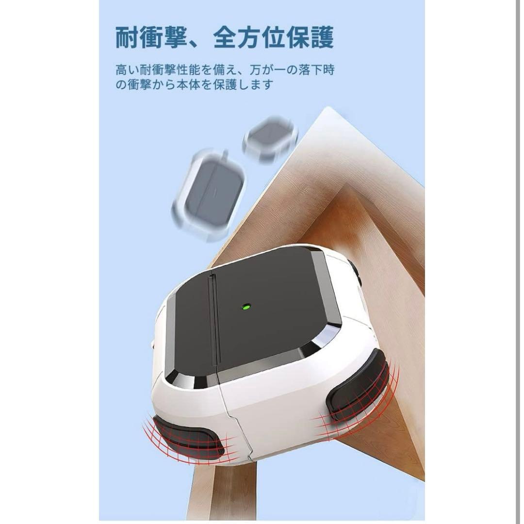 AirPods Pro2 ケース 柔軟性のあるTPU素材の カバー(レッド)