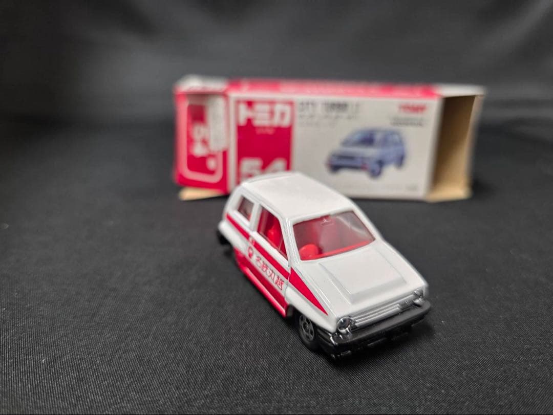 トミカ赤箱54ホンダシティターボⅡ(日本製) 名鉄CITY最後の１台になります