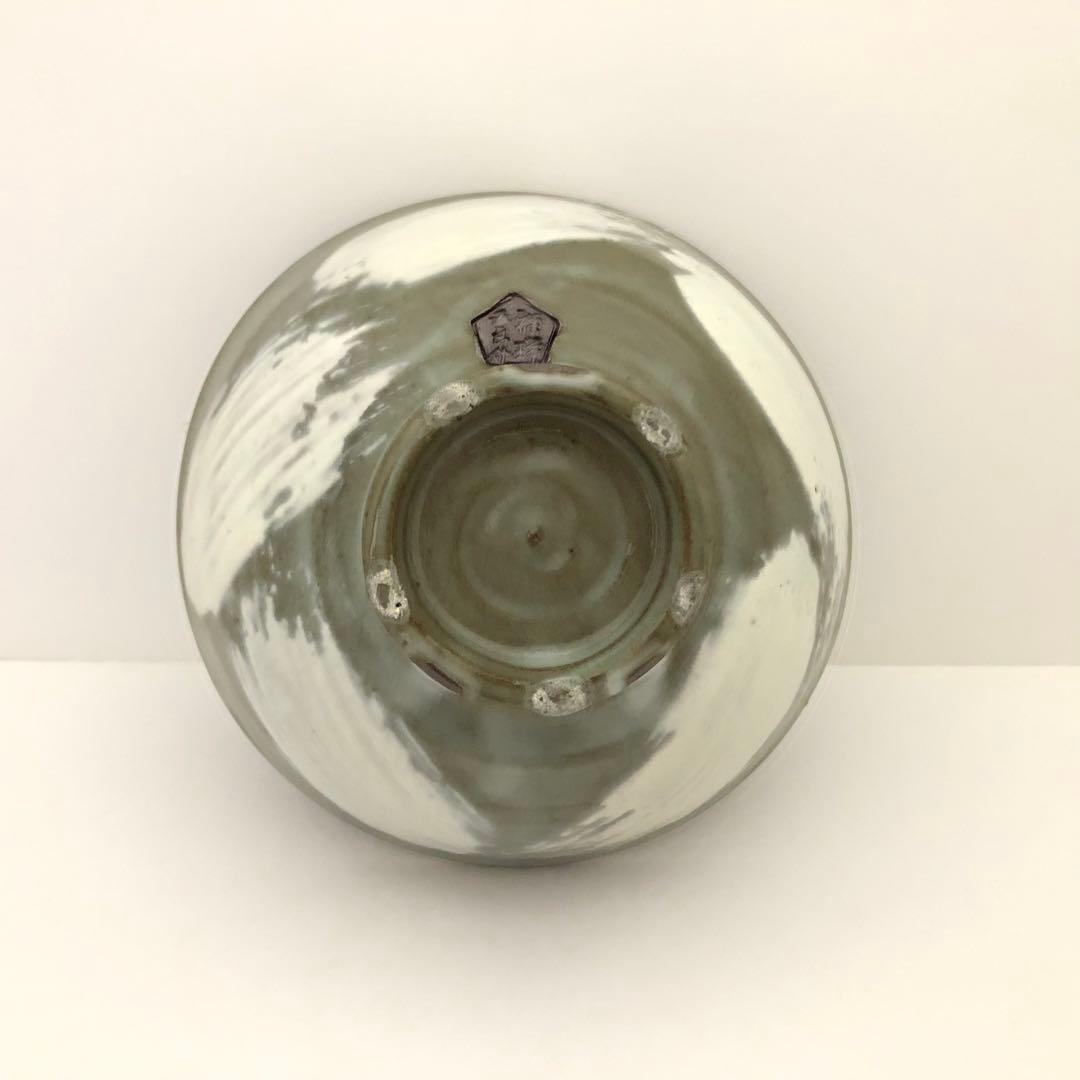 茶道具 六代 浅見 五郎助 三嶋 刷毛目 平茶碗 未使用 新品
