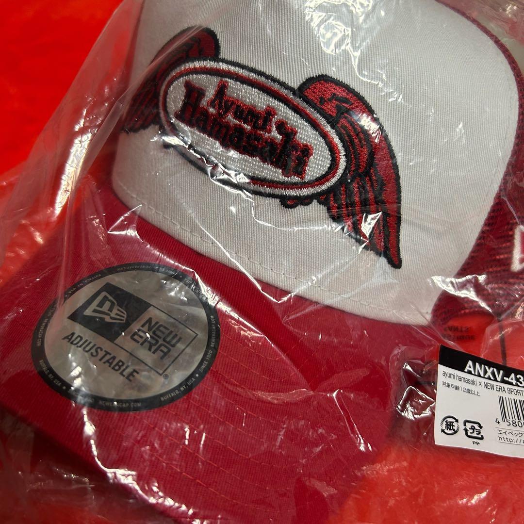 激レア　浜崎あゆみ　NEW ERAコラボキャップ　RED未開封　【TA会員限定】