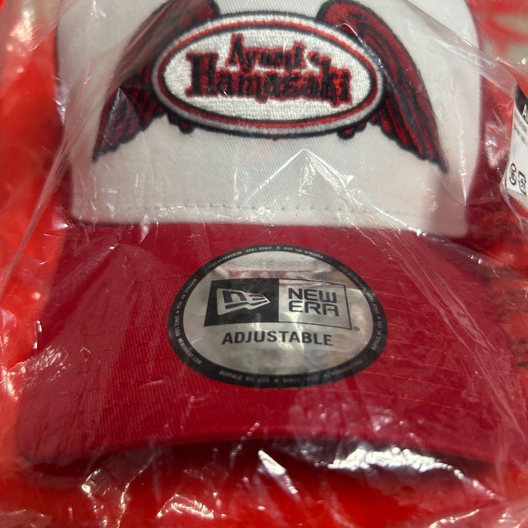 激レア　浜崎あゆみ　NEW ERAコラボキャップ　RED未開封　【TA会員限定】